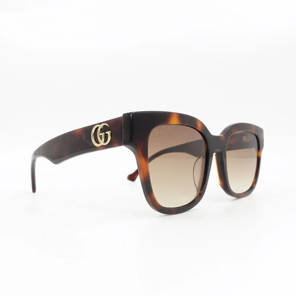 Gucci GG0998 Square Sunglasses Brown OS